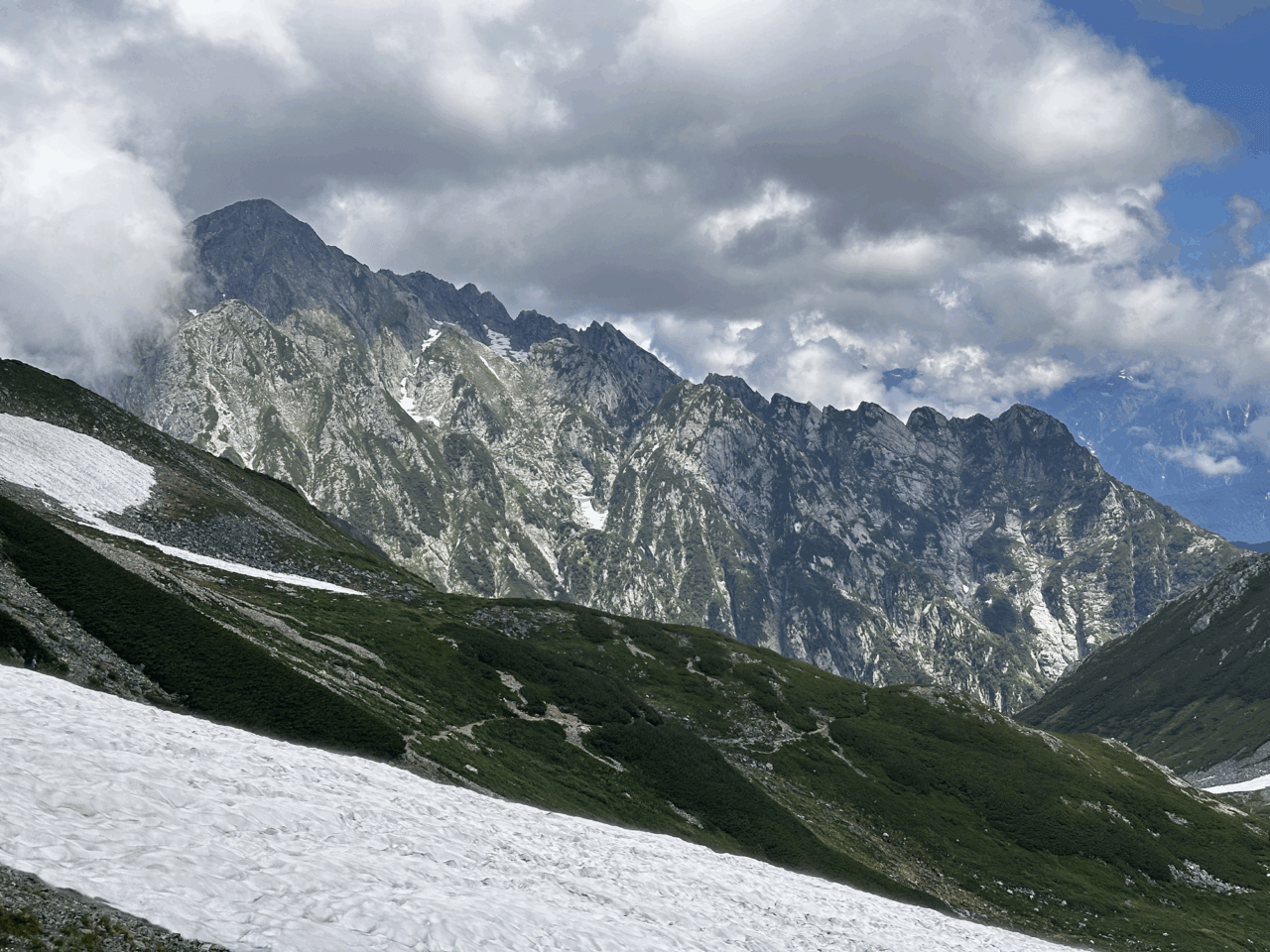 登山道場:剱岳登山講習でのチームワーク指導風景/2025年8月3日〜4日