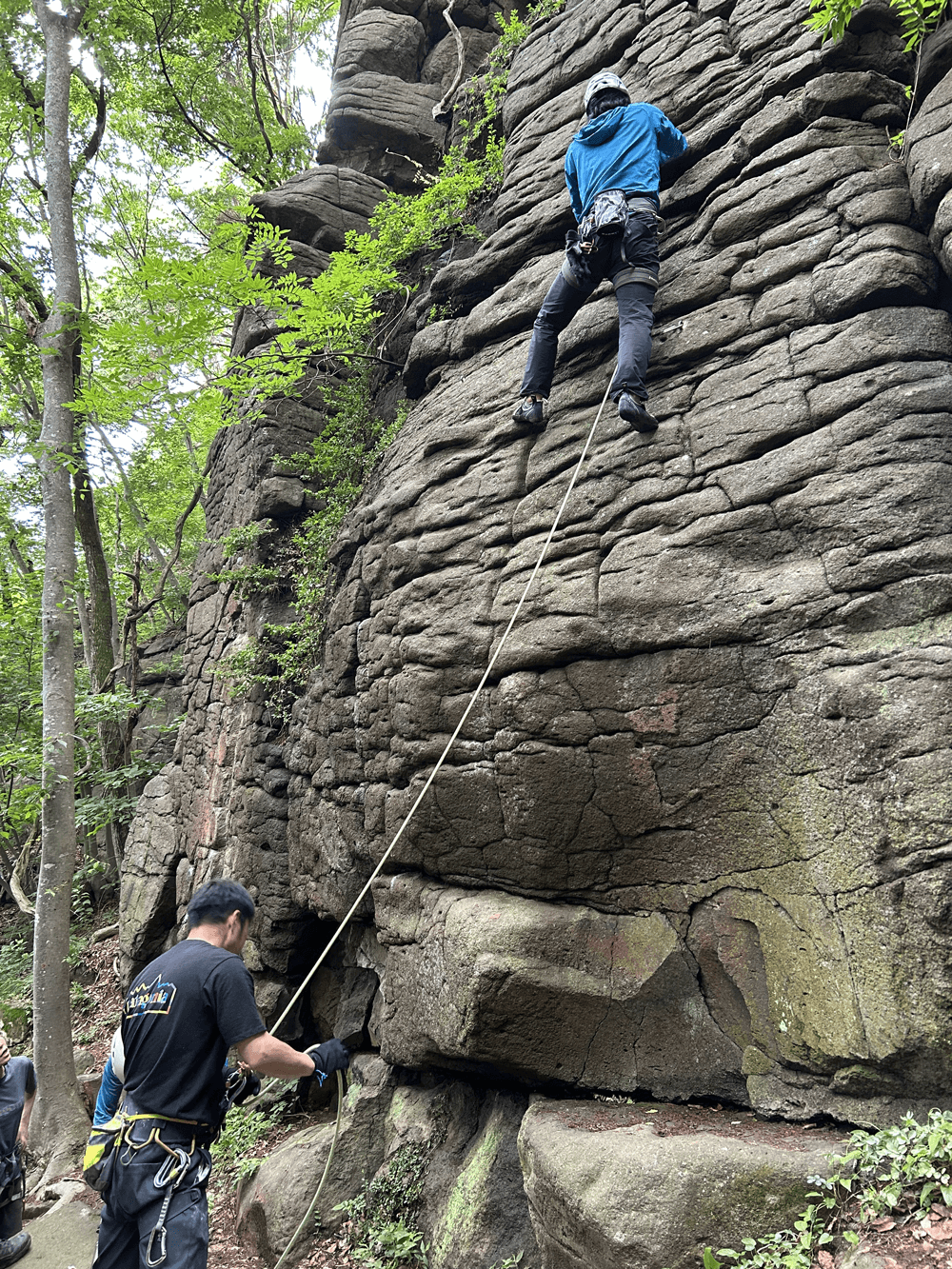 登山道場:佐久志賀クライミング講習