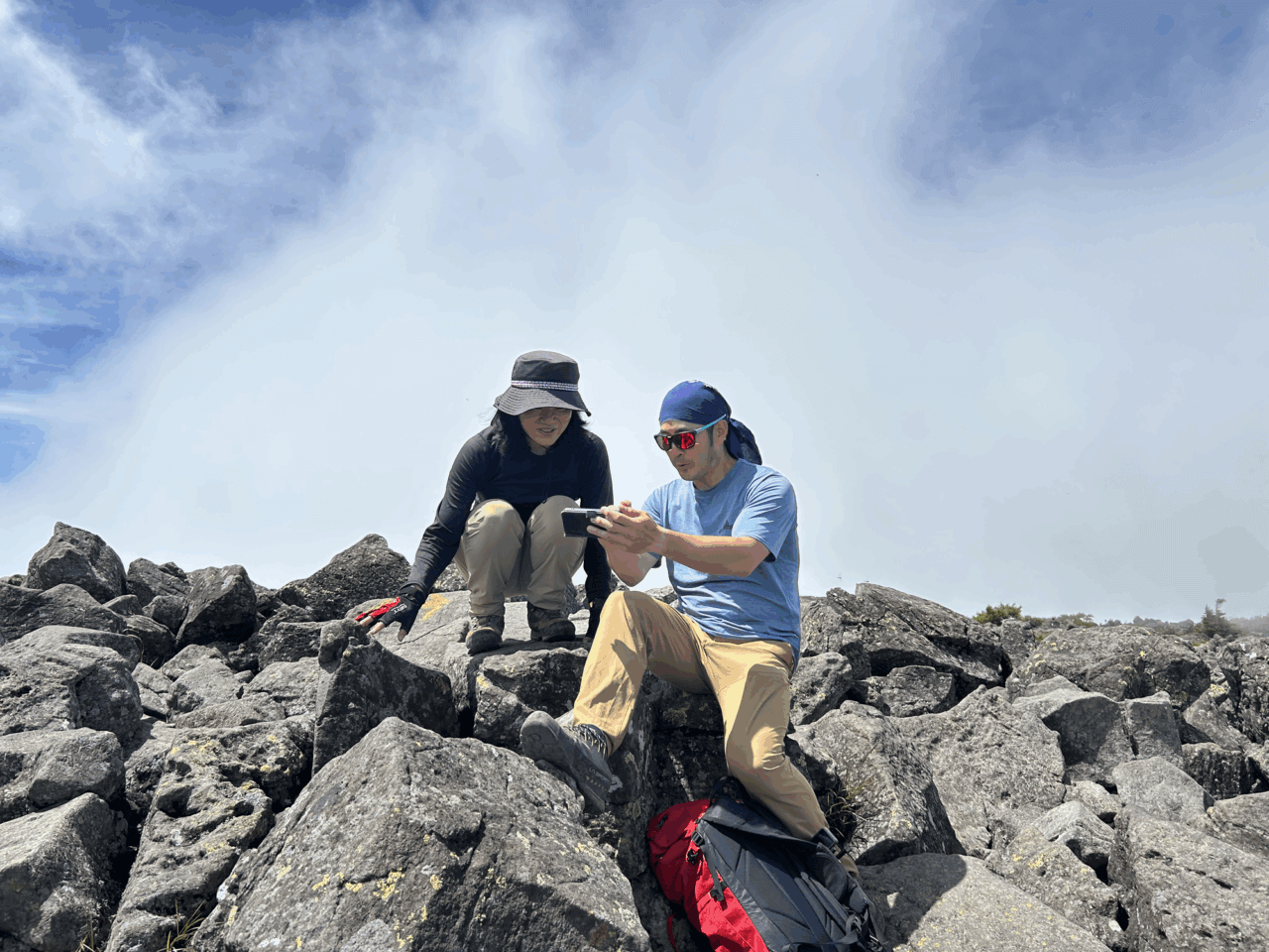 登山道場：蓼科山下山テクニック講習の実践指導風景/2025年8月2日